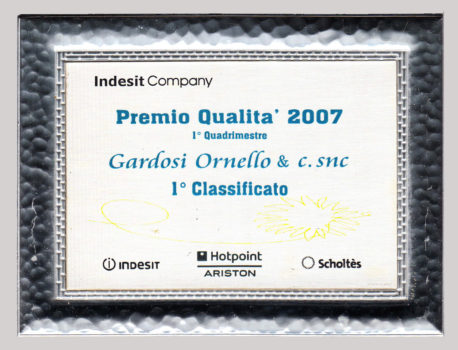 indesit premio qualità