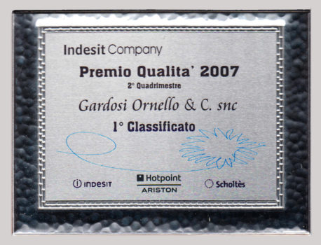 Premio qualità indesit